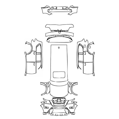 Pre-Cut PPF Nissan Armada (US) SL 2024 - PPF-Kits