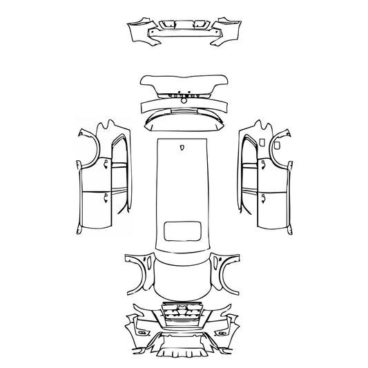 Pre-Cut PPF Nissan Armada (US) SL 2024 - PPF-Kits