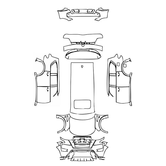 Pre-Cut PPF Nissan Armada (US) SV 2021 - PPF-Kits