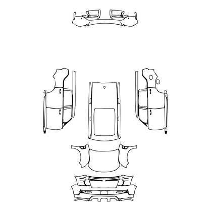 Pre-Cut PPF Nissan Armada (US) SV 2025 - PPF-Kits
