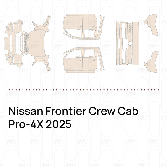 Voorgesneden PPF Nissan Frontier Crew Cab Pro-4X 2025