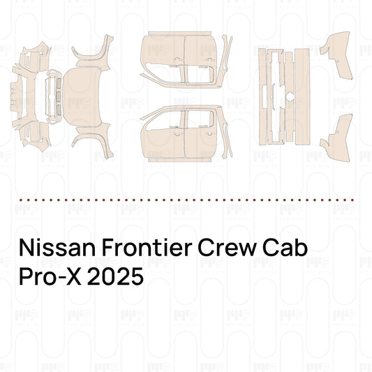 Voorgesneden PPF Nissan Frontier Crew Cab Pro-X 2025