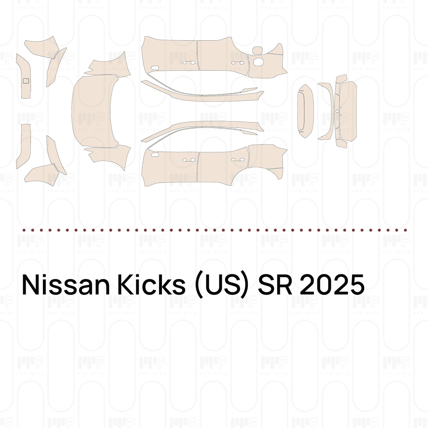 Voorgesneden PPF Nissan Kicks (US) SR 2025
