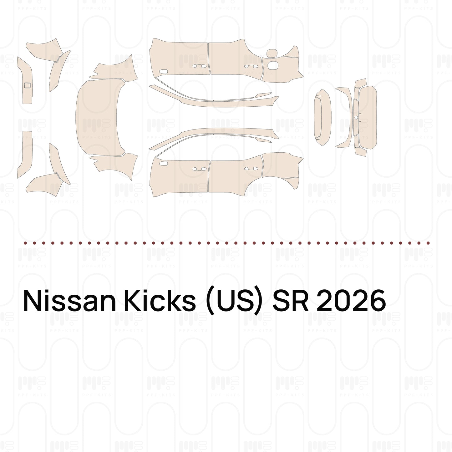 Voorgesneden PPF Nissan Kicks (US) SR 2026