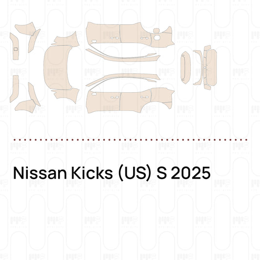 Voorgesneden PPF Nissan Kicks (US) S 2025