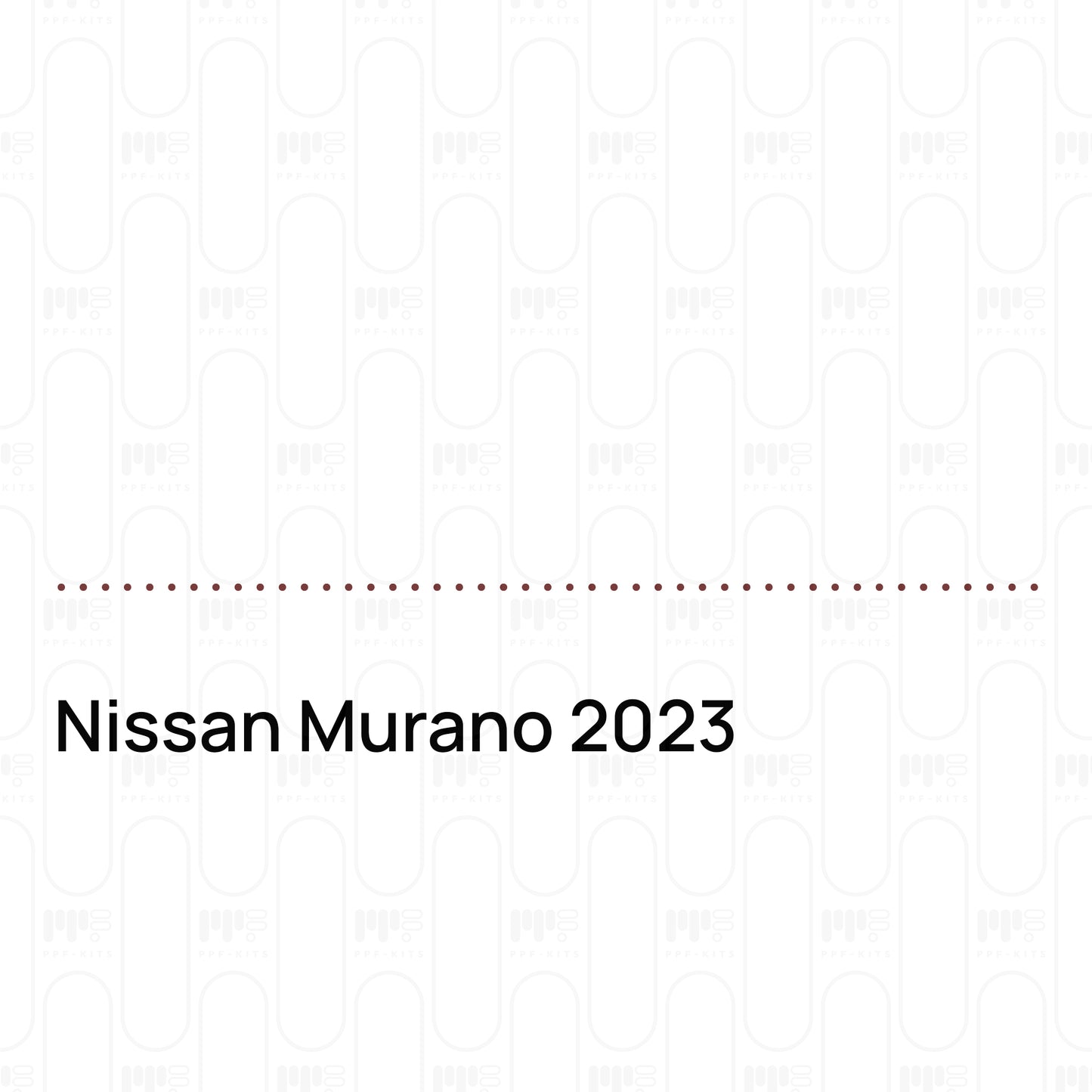 Voorgesneden PPF Nissan Murano 2023