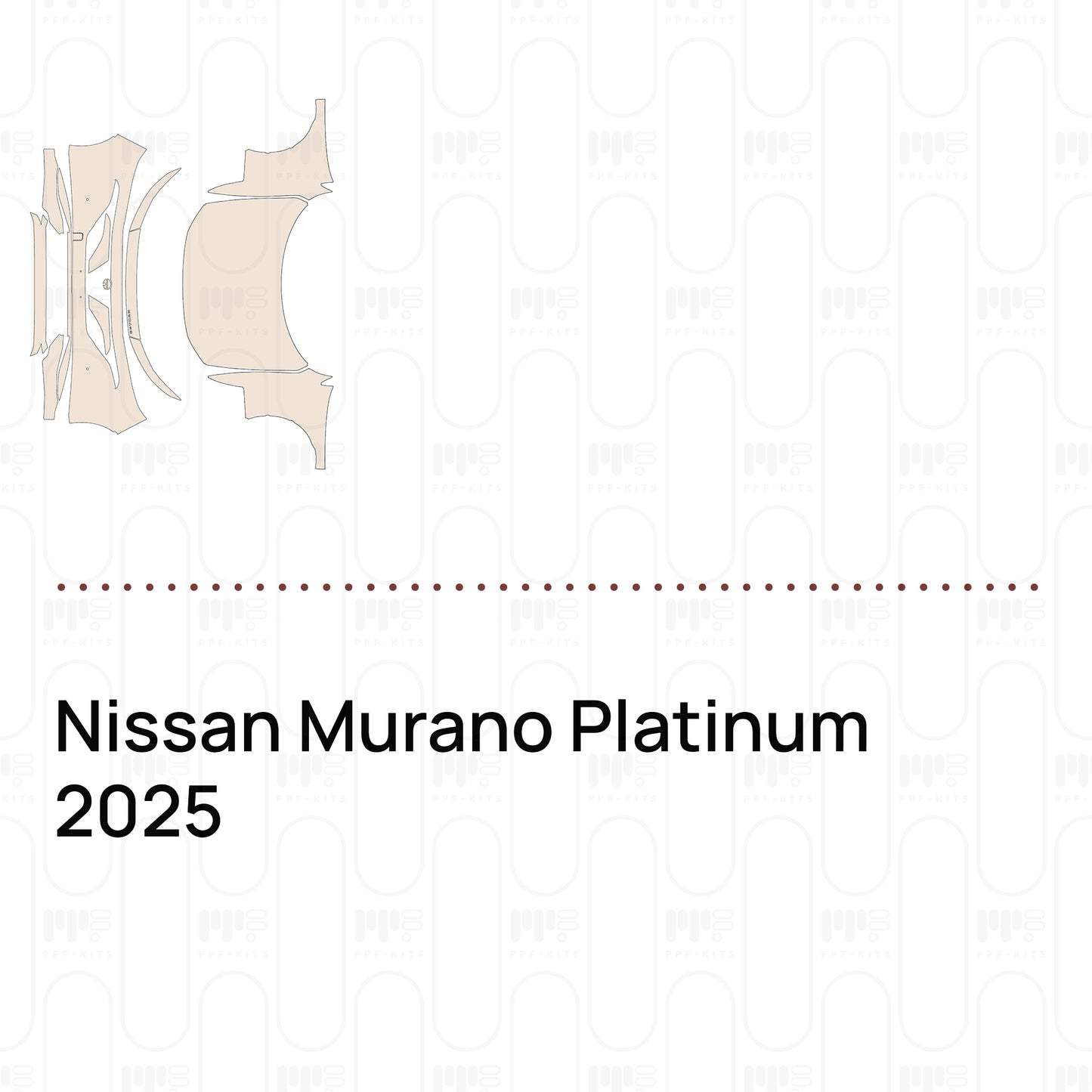 Voorgesneden PPF Nissan Murano Platinum 2025
