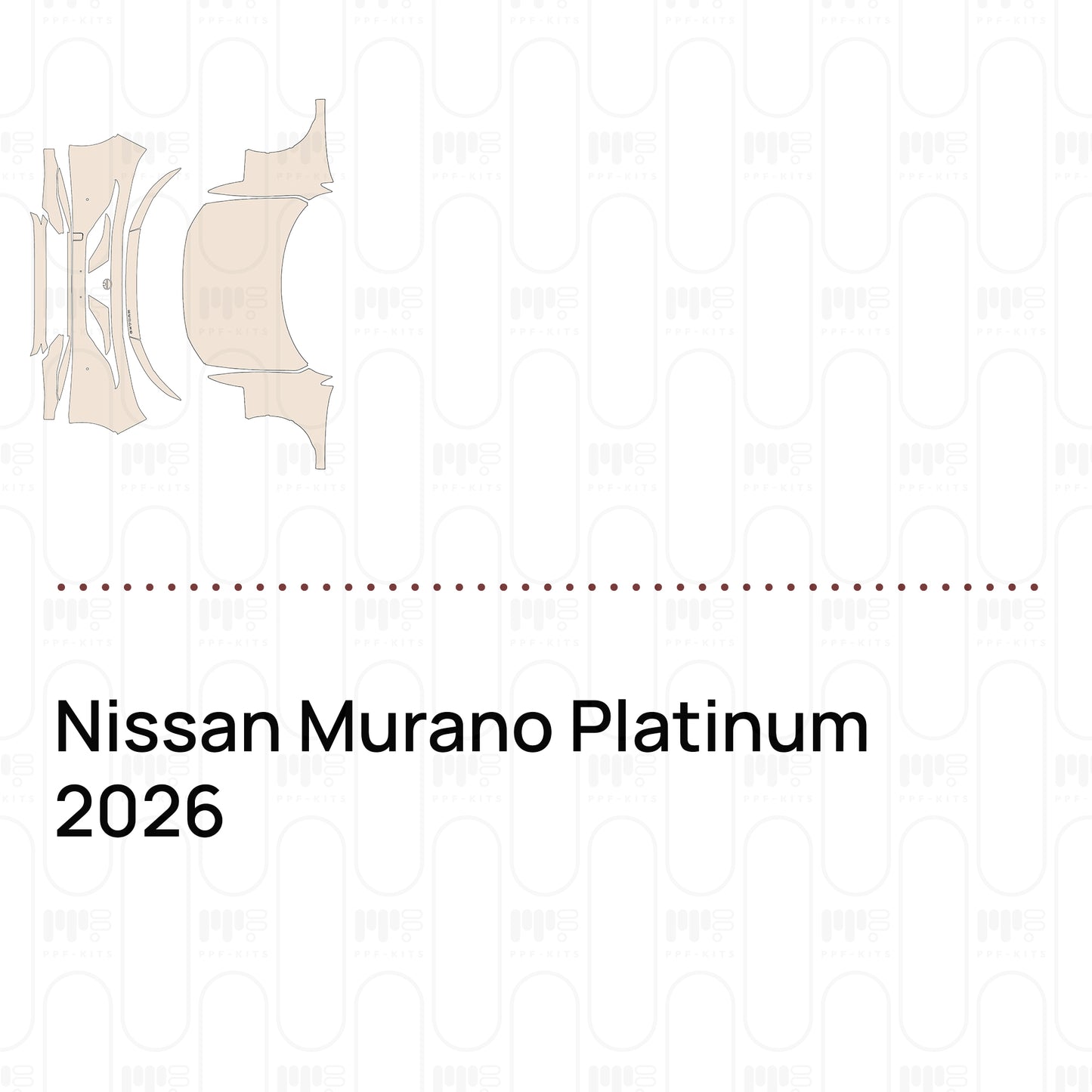 Voorgesneden PPF Nissan Murano Platinum 2026