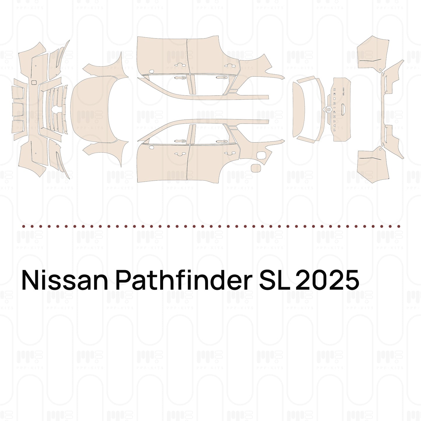 Voorgesneden PPF Nissan Pathfinder SL 2025