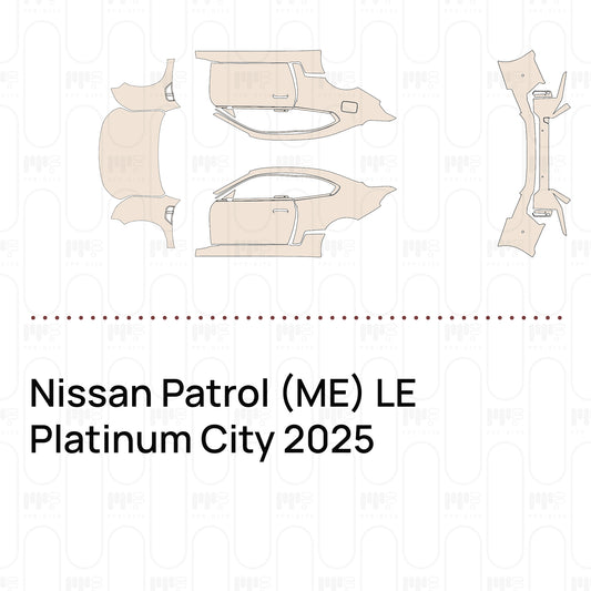 Voorgesneden PPF Nissan Patrol (ME) LE Platinum City 2025