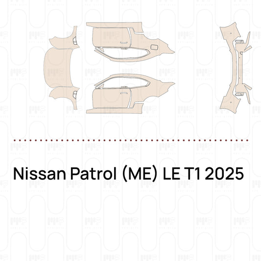 Voorgesneden PPF Nissan Patrol (ME) LE T1 2025