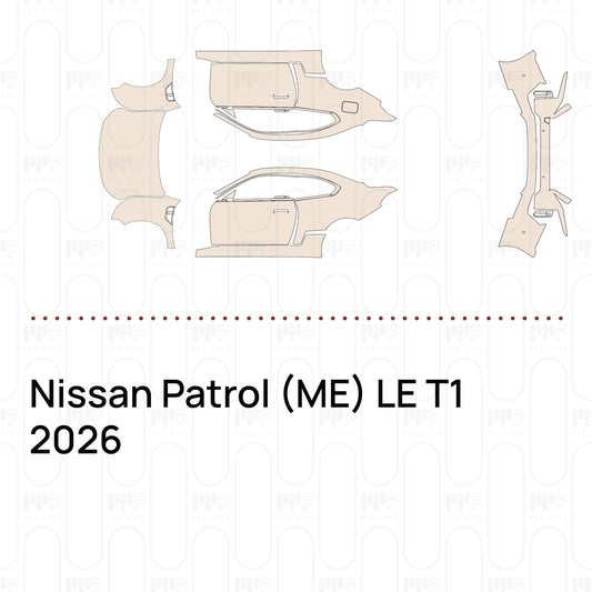 Voorgesneden PPF Nissan Patrol (ME) LE T1 2026