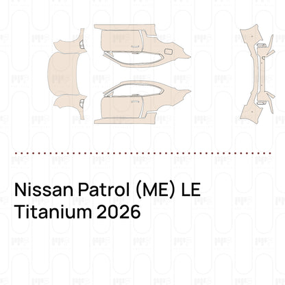 Voorgesneden PPF Nissan Patrol (ME) LE Titanium 2026