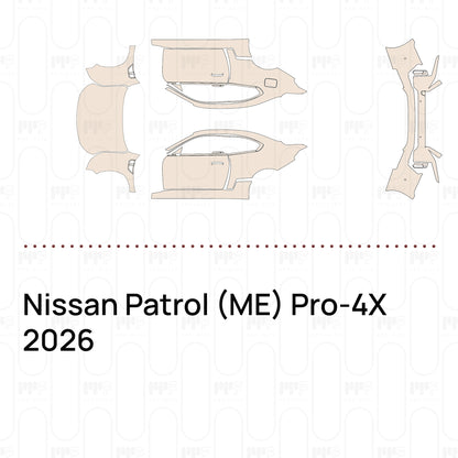 Voorgesneden PPF Nissan Patrol (ME) Pro-4X 2026