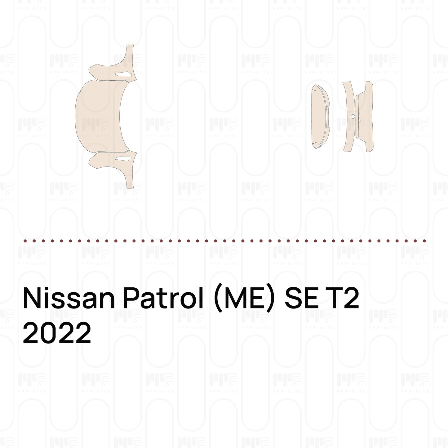 Voorgesneden PPF Nissan Patrol (ME) SE T2 2022