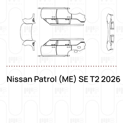 Voorgesneden PPF Nissan Patrol (ME) SE T2 2026