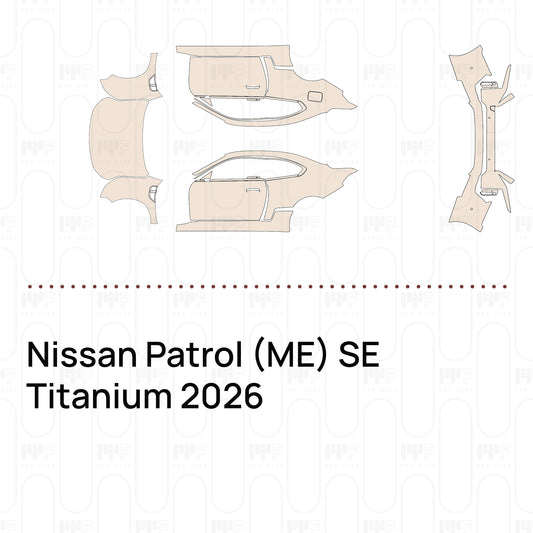 Voorgesneden PPF Nissan Patrol (ME) SE Titanium 2026
