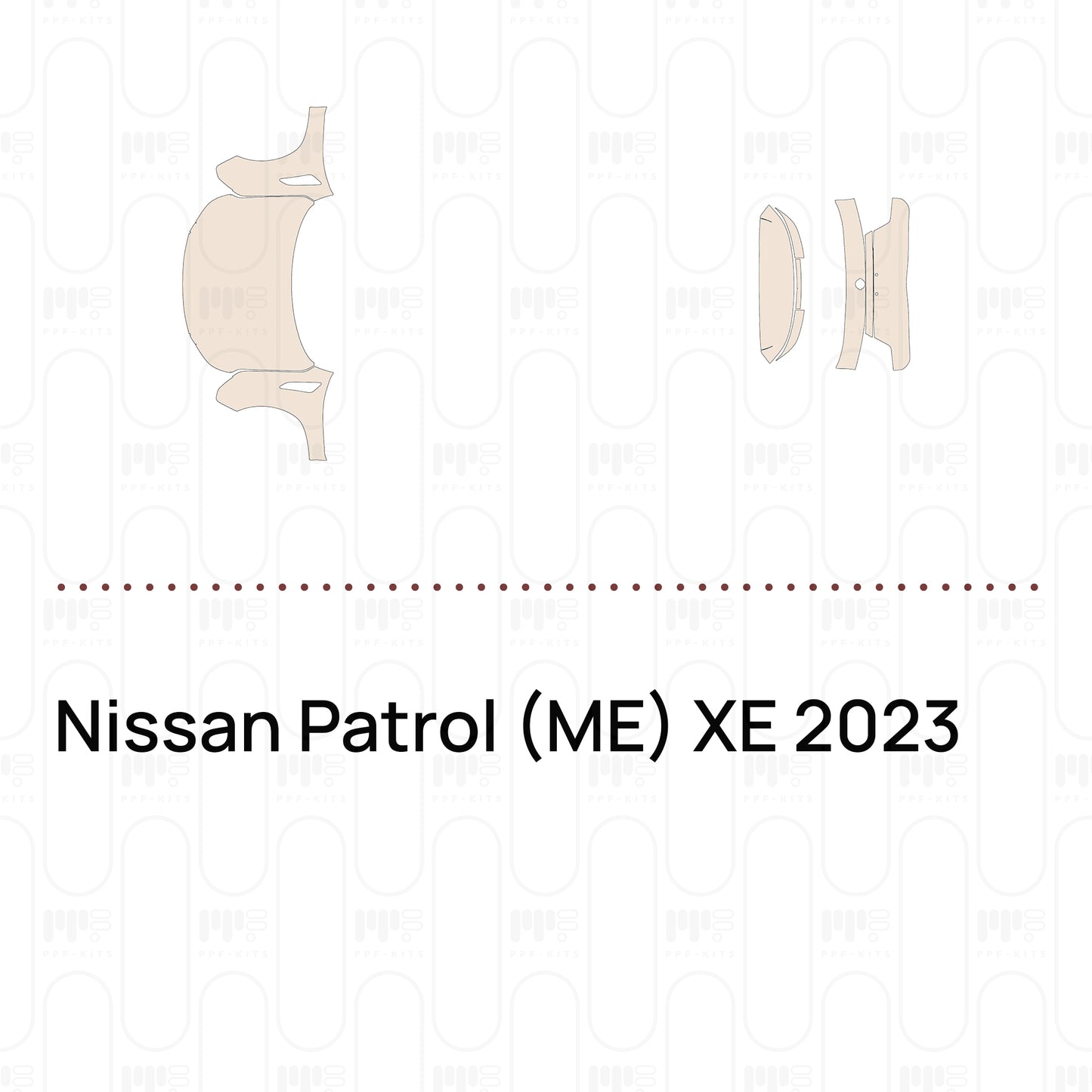 Voorgesneden PPF Nissan Patrol (ME) XE 2023