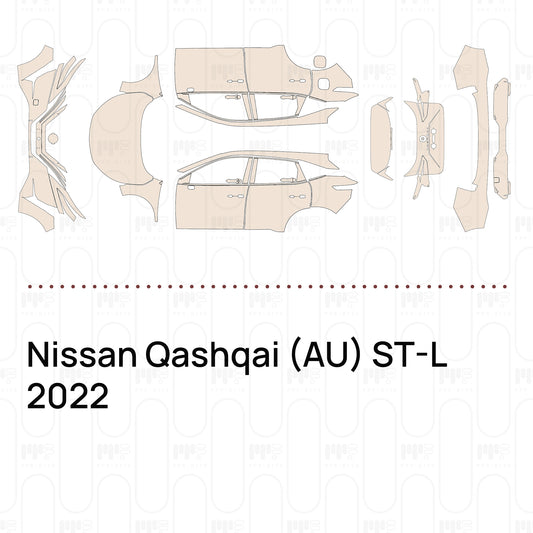Voorgesneden PPF Nissan Qashqai (AU) ST-L 2022