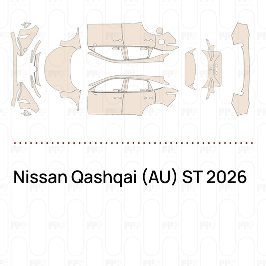 Voorgesneden PPF Nissan Qashqai (AU) ST 2026