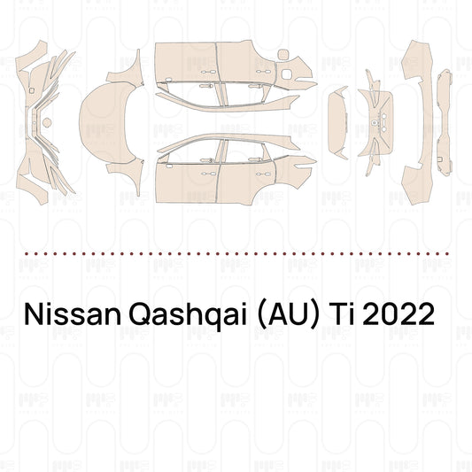 Voorgesneden PPF Nissan Qashqai (AU) Ti 2022