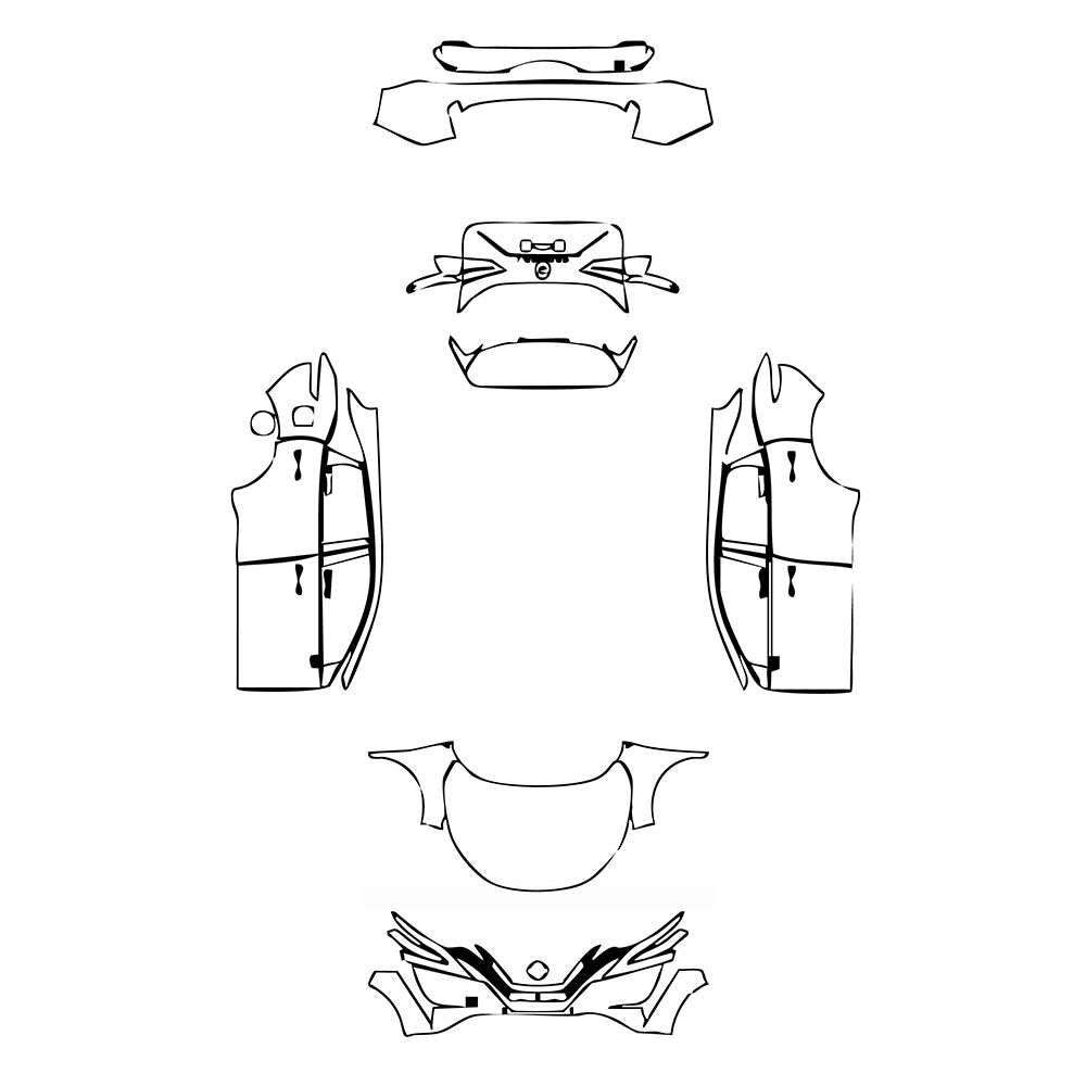 Pre-Cut PPF Nissan Qashqai (CN) 2023 - PPF-Kits