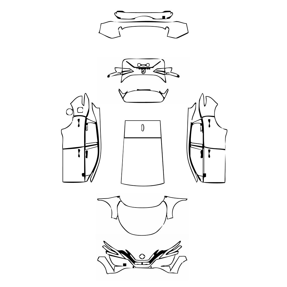 Pre-Cut PPF Nissan Qashqai (EU) N-Connecta 2024 - PPF-Kits