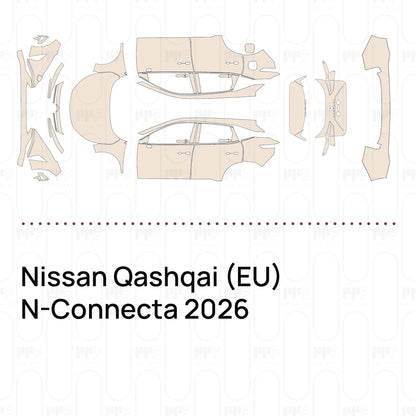 Voorgesneden PPF Nissan Qashqai (EU) N-Connecta 2026