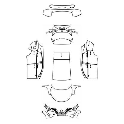 Pre-Cut PPF Nissan Qashqai (EU) Tekna+ 2022 - PPF-Kits
