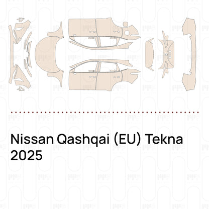 Voorgesneden PPF Nissan Qashqai (EU) Tekna 2025