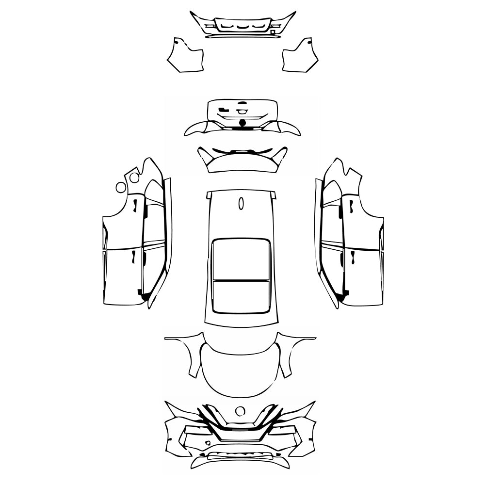 Pre-Cut PPF Nissan Rogue Platinum 2022 - PPF-Kits