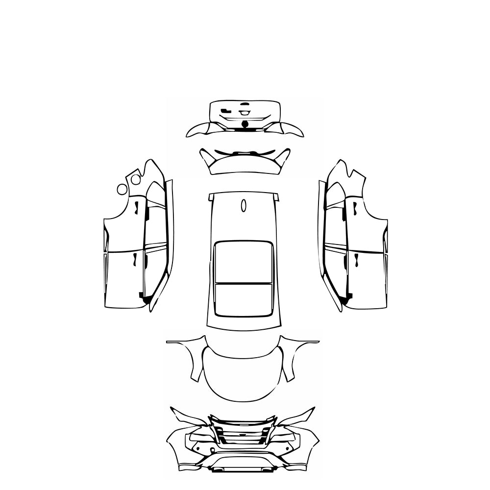 Pre-Cut PPF Nissan Rogue Platinum 2024 - PPF-Kits