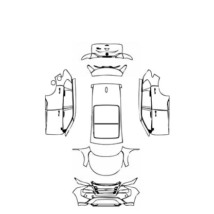 Pre-Cut PPF Nissan Rogue Platinum 2024 - PPF-Kits