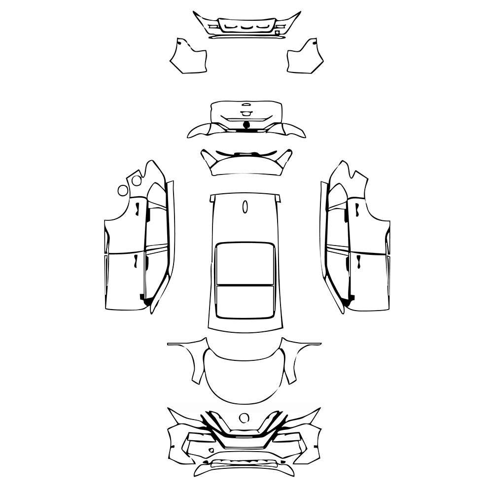 Pre-Cut PPF Nissan Rogue SV 2021 - PPF-Kits