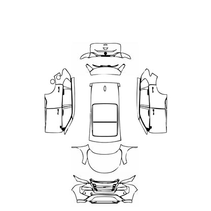 Pre-Cut PPF Nissan Rogue SV 2024 - PPF-Kits