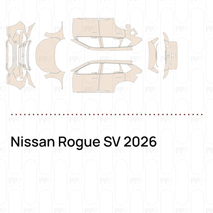 Voorgesneden PPF Nissan Rogue SV 2026