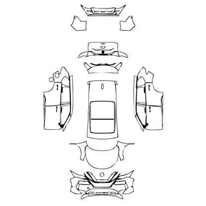 Pre-Cut PPF Nissan Rogue S 2023 - PPF-Kits