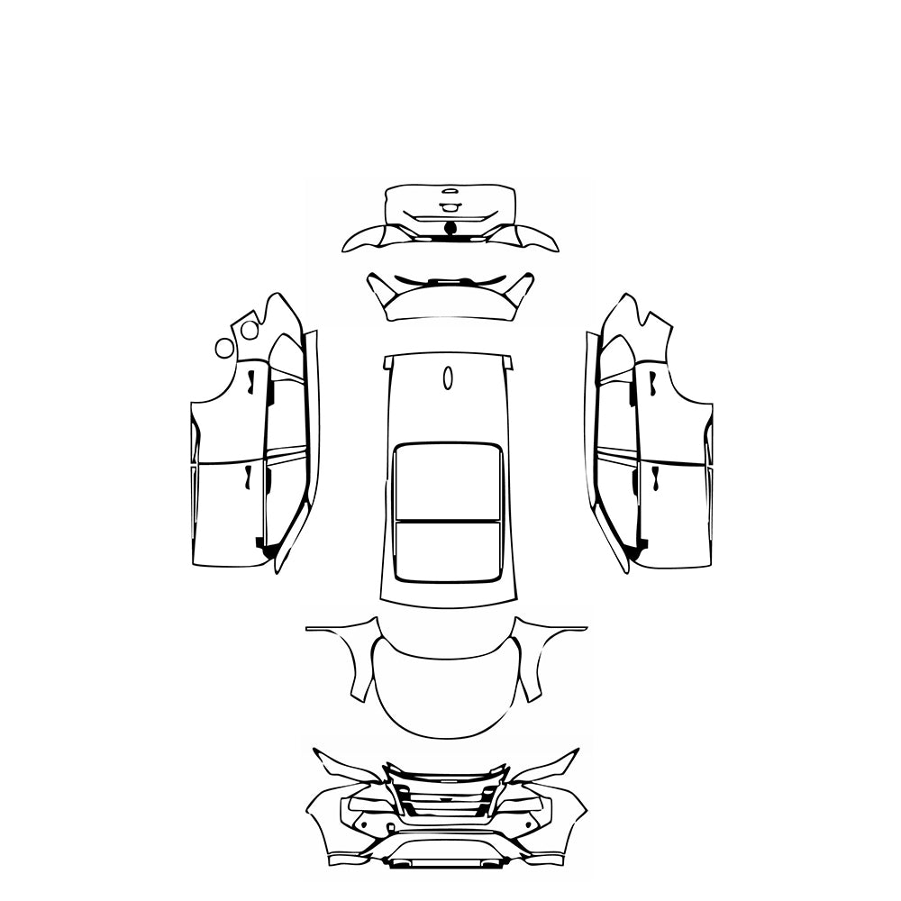 Pre-Cut PPF Nissan Rogue S 2024 - PPF-Kits