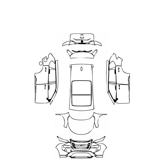 Pre-Cut PPF Nissan Rogue S 2024 - PPF-Kits