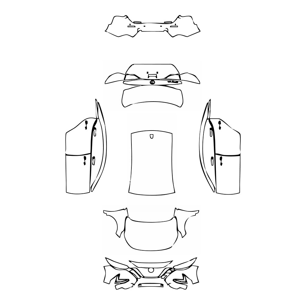 Pre-Cut PPF Nissan Sentra (US) SR 2023 - PPF-Kits