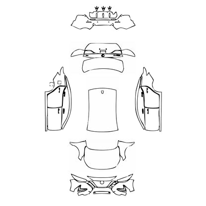 Pre-Cut PPF Nissan Sentra (US) SV 2021 - PPF-Kits