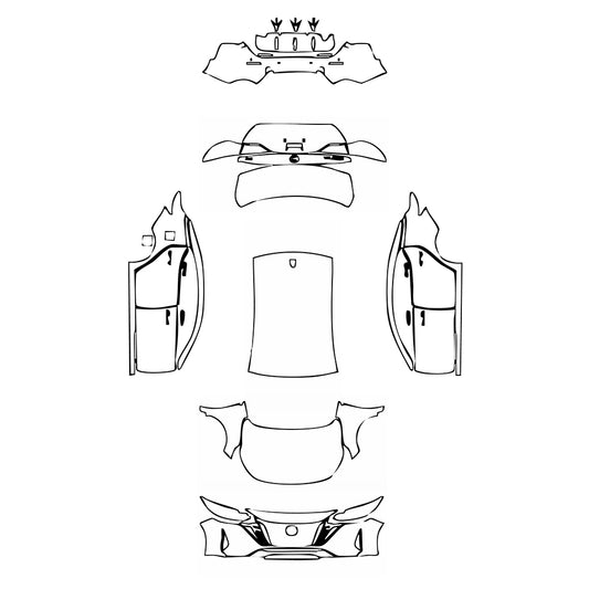 Pre-Cut PPF Nissan Sentra (US) SV 2024 - PPF-Kits