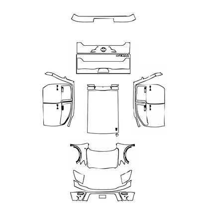 Pre-Cut PPF Nissan Titan Crew Cab Platinum 2025 - PPF-Kits