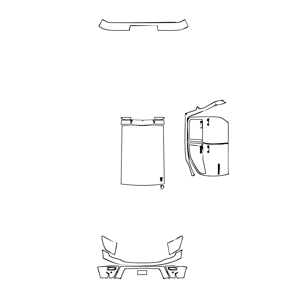 Pre-Cut PPF Nissan Titan Crew Cab S 2025 - PPF-Kits