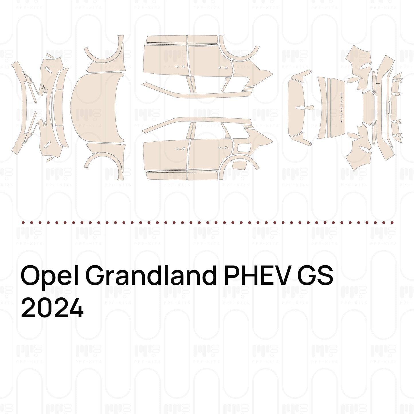 Voorgesneden PPF Opel Grandland PHEV GS 2024