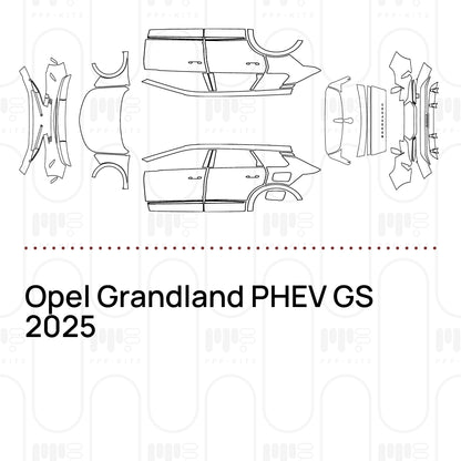 Voorgesneden PPF Opel Grandland PHEV GS 2025