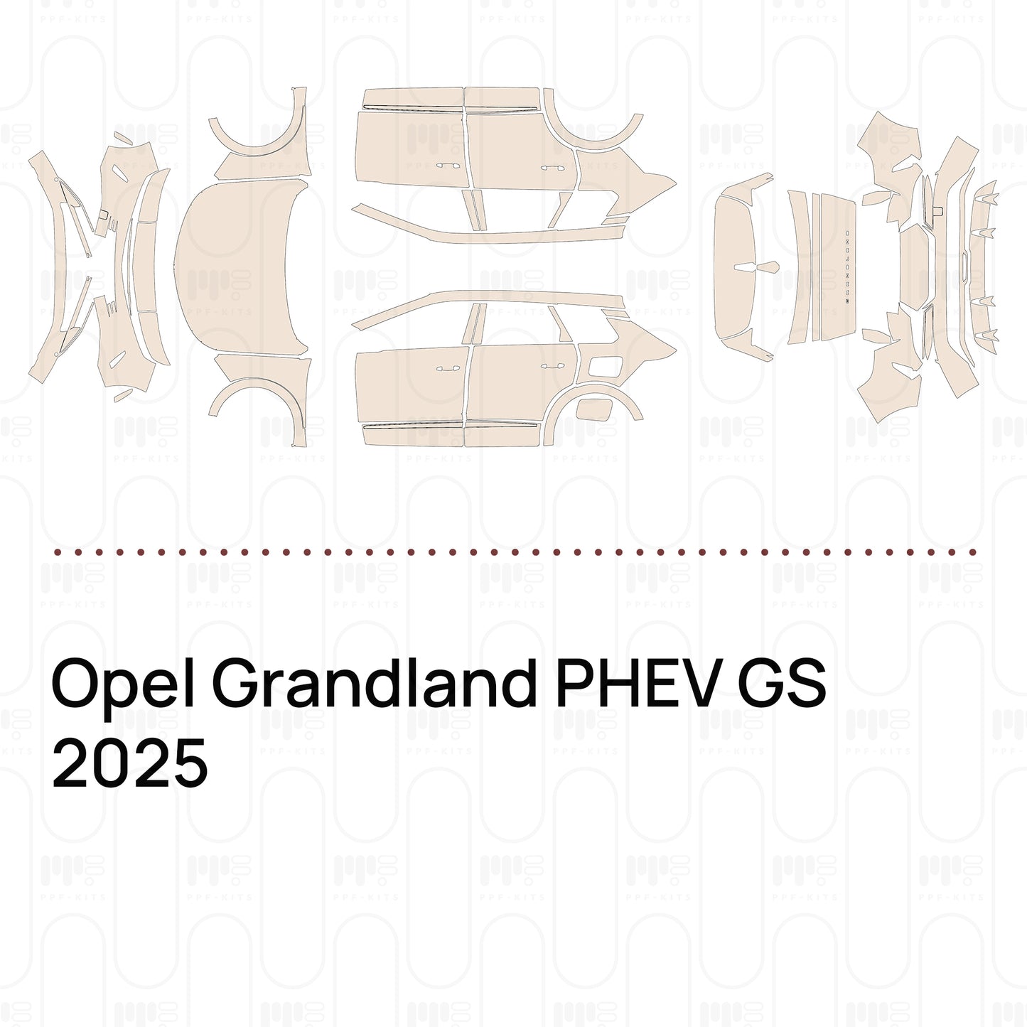 Voorgesneden PPF Opel Grandland PHEV GS 2025