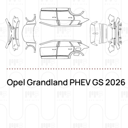 Voorgesneden PPF Opel Grandland PHEV GS 2026