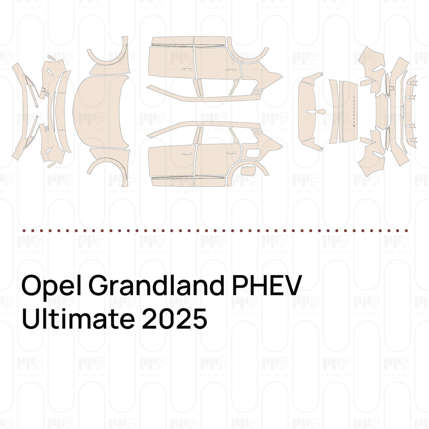 Voorgesneden PPF Opel Grandland PHEV Ultimate 2025
