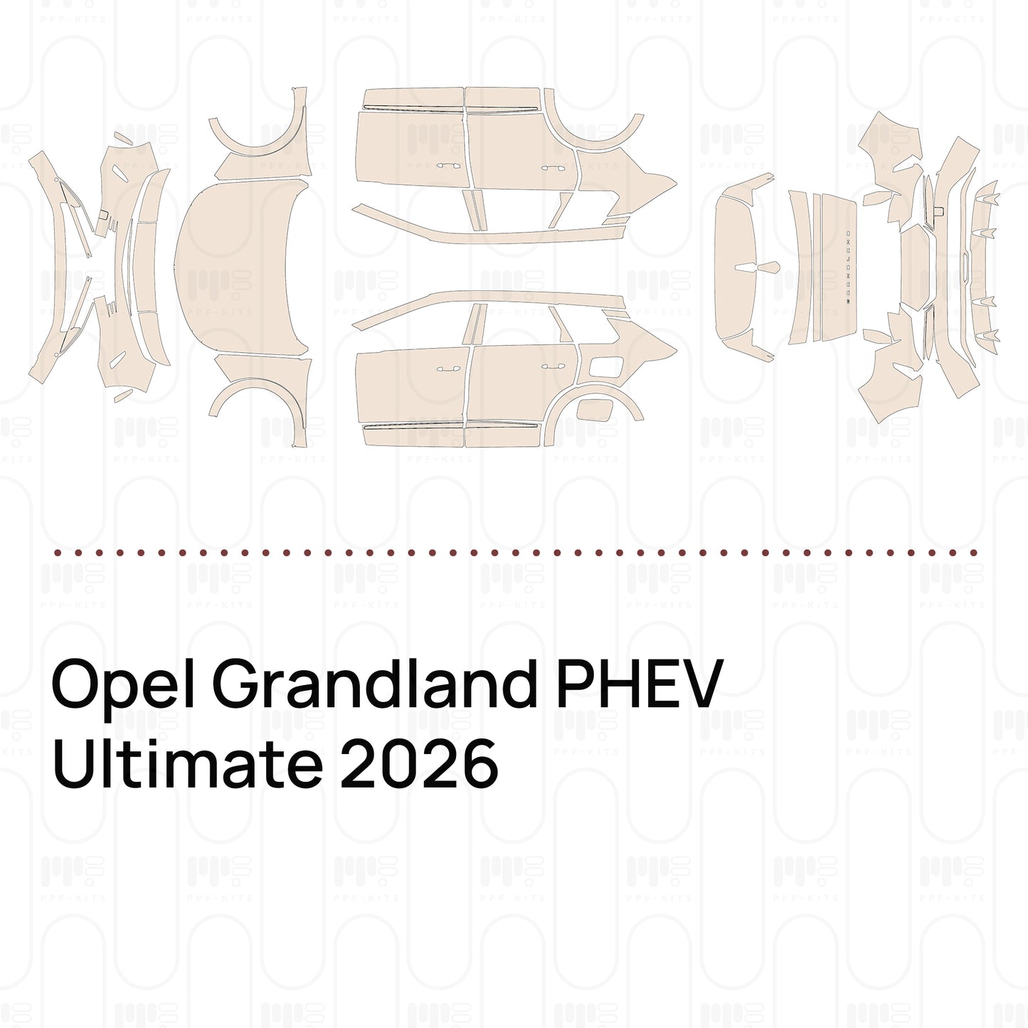 Voorgesneden PPF Opel Grandland PHEV Ultimate 2026